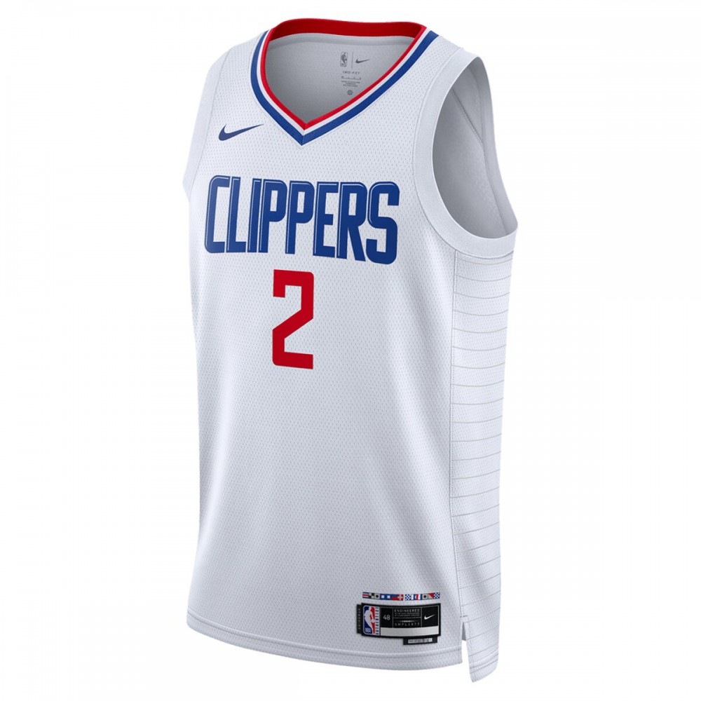 Kawhi Leonard LA Clippers Unisex 2022/23 Swingman Jersey - Association Edition - White-Pro Kit Vault | Brand New 26/27 Sports Jerseys